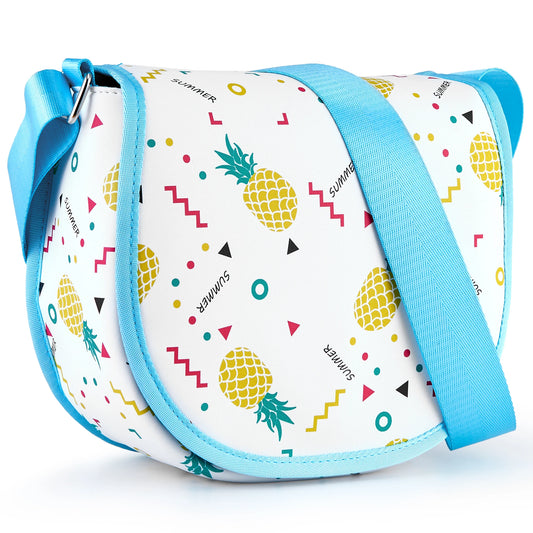 PVC U-Shaped Girls Shoulder Bag – Transparent Purse with Nylon Strap | Cute Lightweight Shoulder Bag Gift for Girls