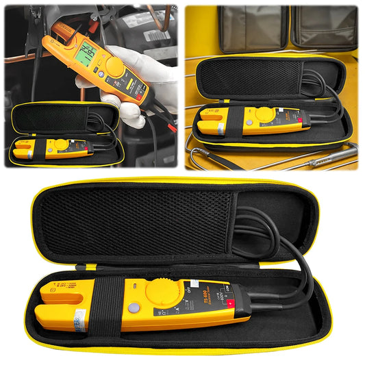 EVA Hard Shell Case for Fluke T5-1000 / T5-600 – Shockproof Waterproof Multimeter Protective Carry Bag