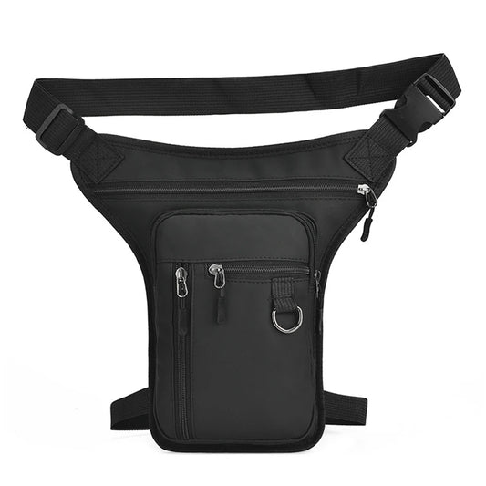 Men’s motorcycle leg side bag – waterproof tactical hip & thigh pack with multipockets for travel, motorbike & casual sports