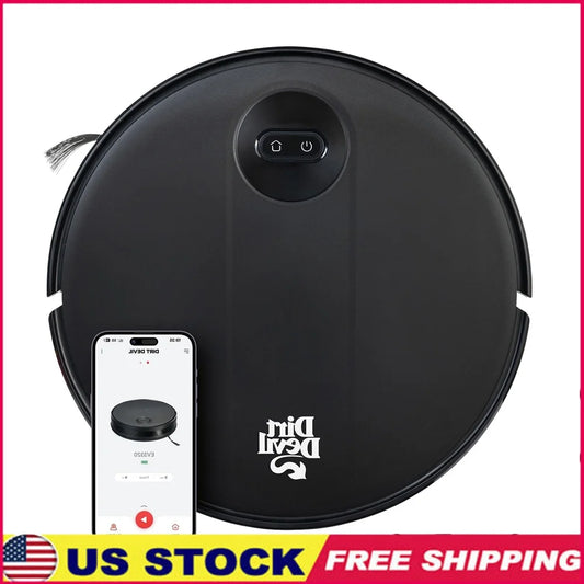 Wi-Fi App-Controlled Robot Vacuum – Auto-Docking, 8 Cleaning Modes & 2000 Pa Suction