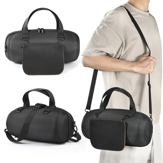 Hard Waterproof Carrying Case with Zipper Pocket & Shoulder Strap – Travel Protective Bag for JBL Xtreme 4 Wireless BT Speaker