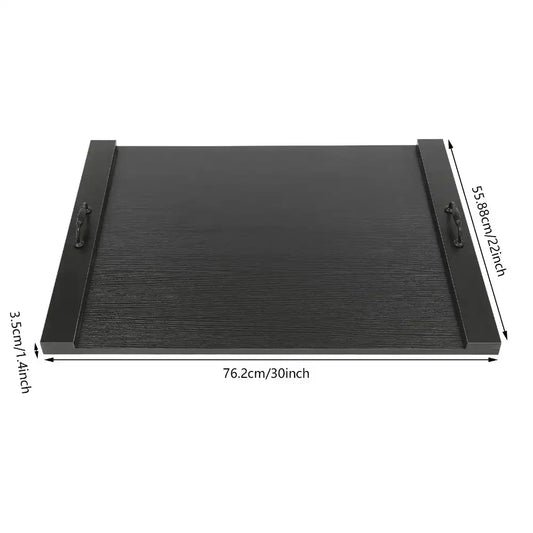 Wood Stove-Top Cover with Handles – Noodle Board Stove Cover for Gas & Electric Cooktop, Stylish Kitchen Tray