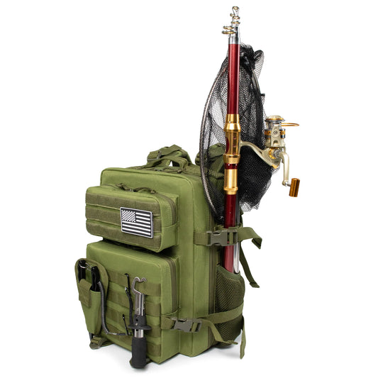 25L Tactical Fishing & Hunting Backpack – Waterproof Outdoor Travel Daypack 🎒