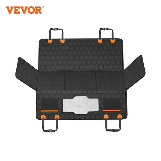 “Vevor Back Seat Extender Dog Car Seat Cover – Hammock Bed with Mesh Window & Storage Pocket, Supports up to 350 lbs”