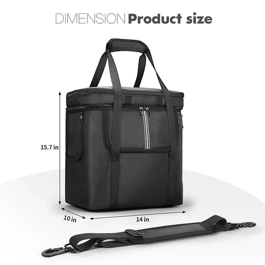 Waterproof Carrying Case for BLUETTI AC180 – Travel Storage Bag with Shoulder Strap & Handle