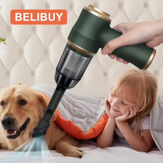 Belibuy Portable Vacuum Cleaner – High Power Handheld Vacuum for Home, Car, Office & Carpet Cleaning