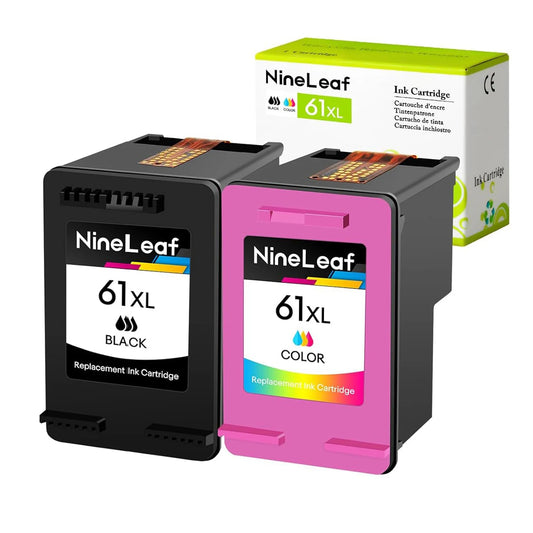Nineleaf High-Yield 61XL Ink Cartridge Set – Compatible with HP Envy & OfficeJet Printers