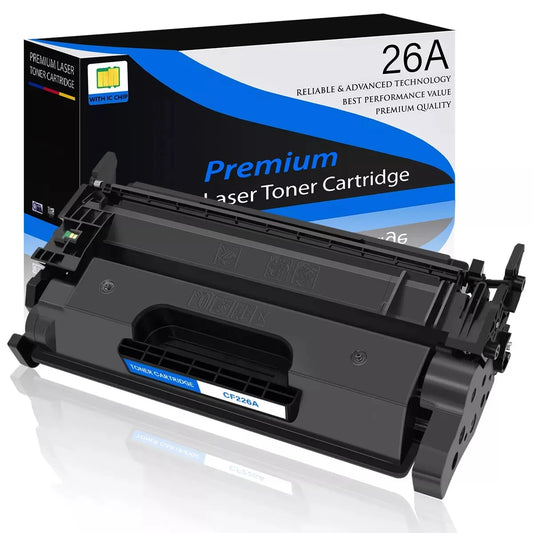Greencycle High-Yield CF226A (HP 26A) Black Toner Cartridge – Compatible with HP LaserJet Pro M402/M426 Series (1-Pack)