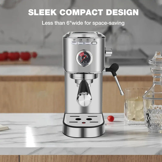 DOYOMI 20-Bar Professional Espresso Machine – Espresso Maker with Milk Frother (Commercial Quality)