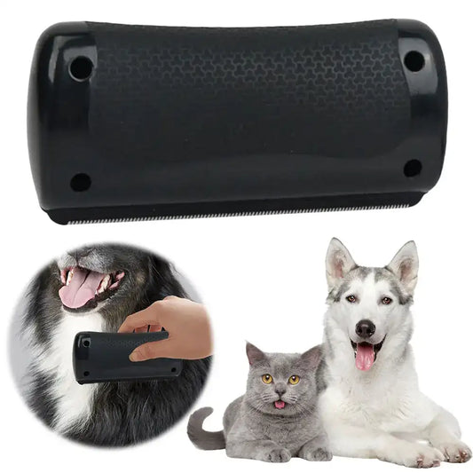 “Pet Deshedding Brush & Knot Cutter – Grooming Tool for Dogs & Cats with Long or Short Fur”