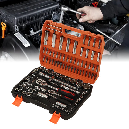 Mechanical Repair Tools Socket Kit – Ratchet, Hex Wrenches & Screwdriver Bits for Professional & Home Repairs 🛠️✨