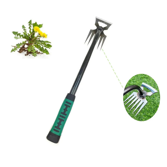 Heavy-Duty Weed Puller Tool – Manganese Steel Hand Weeder for Garden & Soil Uprooting