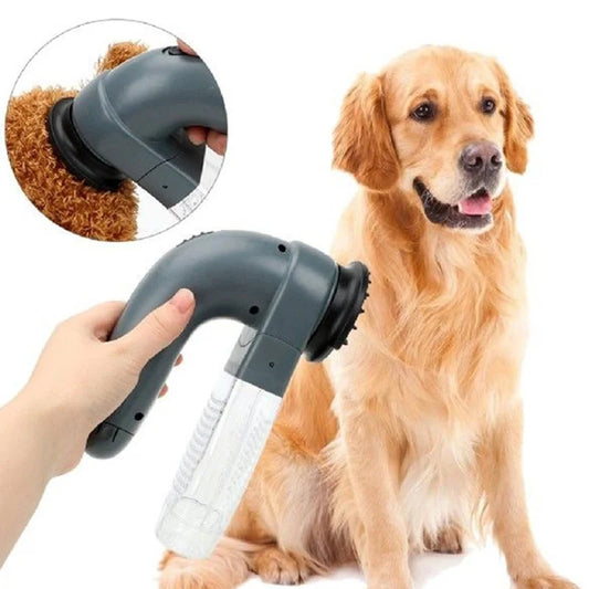Electric Pet Hair Sucker – Portable Vacuum Cleaner & Grooming Brush for Cats & Dogs 🐾✨