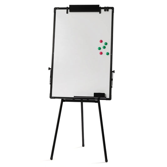 Adjustable Flip-Chart Whiteboard Tripod – 91 × 61 cm Magnetic Dry-Erase Easel for Office, School & Home