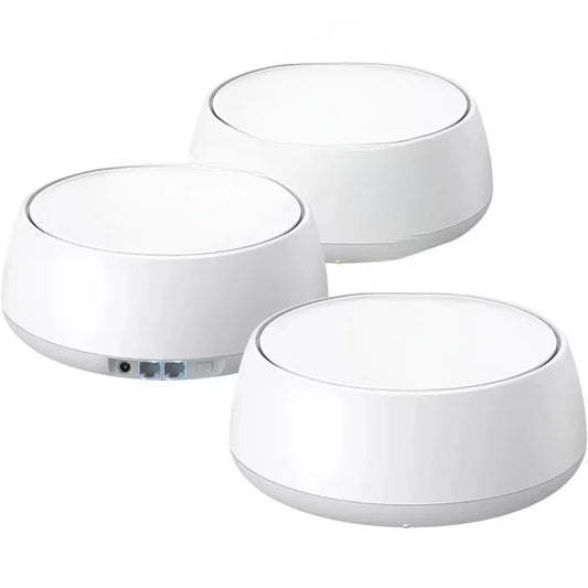 Ultra-Fast Deco BE25 Wi-Fi 7 Mesh System – Dual-Band BE5000, 2×2.5G Ports, MLO & AI-Roaming (3-Pack)
