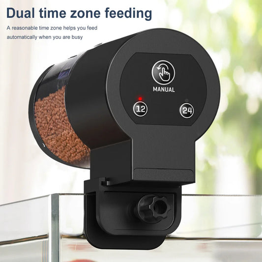 Automatic Fish Tank Feeder – Large Capacity Intelligent Aquarium Food Dispenser for Goldfish, Koi & Turtles 🐠⏱️
