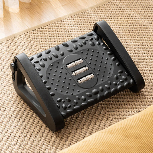🦶 Adjustable Under Desk Footstool – Ergonomic Footrest with Massage Pad & Sturdy Platform for Home, Office & Gaming