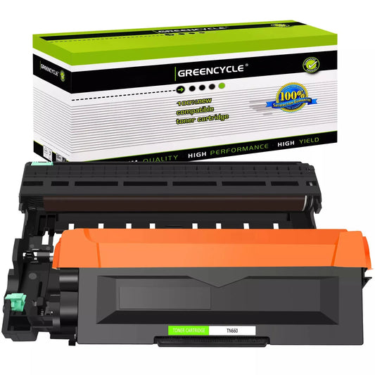 DR630 Drum Units & TN660 Toner Cartridge Combo – Compatible with Brother DCP-L2520DW, MFC-L2720DW, L2700DWR Printers