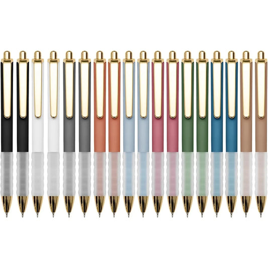 Ballpoint Pens – 18-Pack Black 1.0mm Medium Point Retractable Pens with Soft Grip ✍️