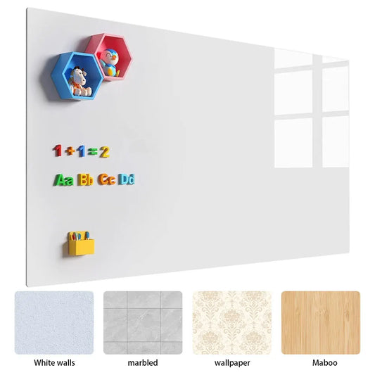 Magnetic Whiteboard Wall Sticker – Removable Dry Erase Board Contact Paper with Marker, Magnet & Eraser