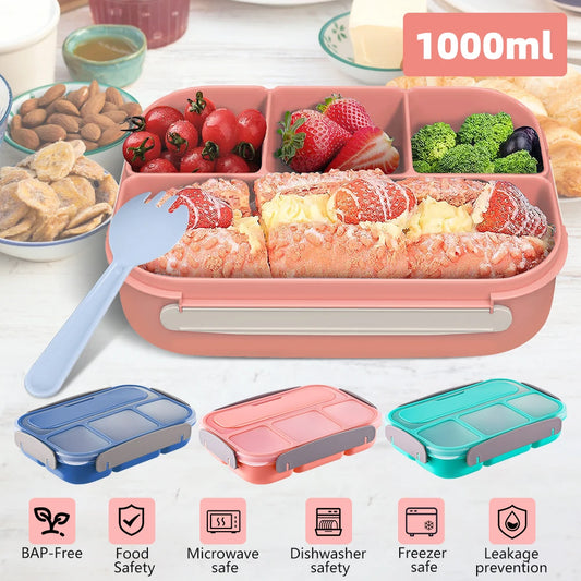 1L Electric Lunch Box Food Warmer – Portable Leak-Proof Heated Lunch Container for Car & Home