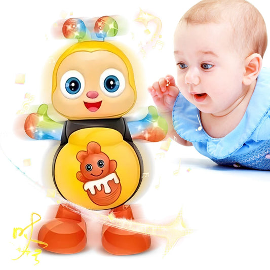 Cartoon Musical Dancing Toy – Educational Preschool Learning Toy with Music & Lights, Interactive Gift for Kids, Boys & Girls