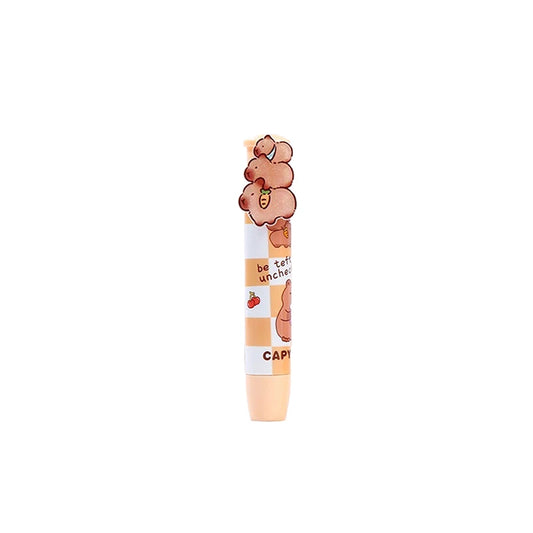 Kawaii Push-Pull Capybara Eraser – Soft School & Office Rubber Eraser for Kids