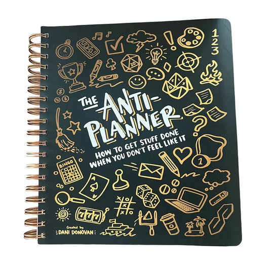 Anti-Planner Journal – Get Things Done Without Pressure | Creative Productivity Notebook