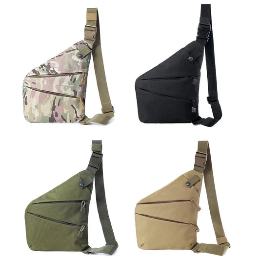 Tactical Nylon Chest & Shoulder Bag – Anti-Theft Multifunctional Holster Style Carry