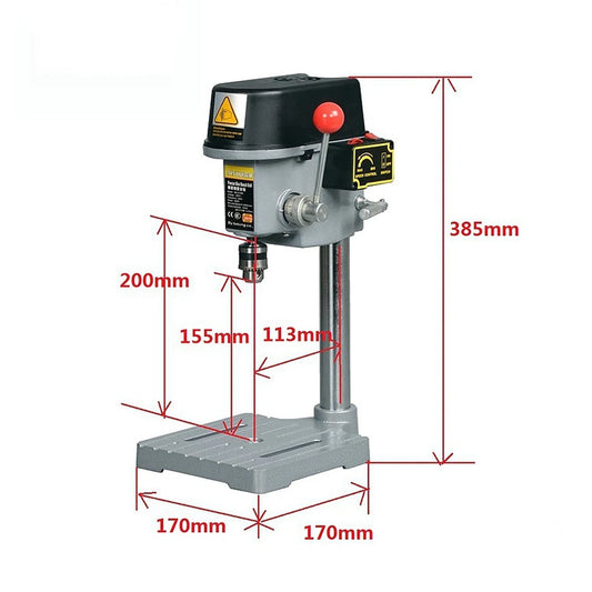 High-Speed Mini Drilling Machine – 340W Bench Drill with 1–10mm Chuck | Compact Precision Table Drill Press