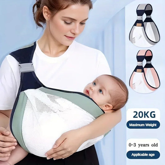 3D Mesh Adjustable Baby Sling Carrier – Safe Toddler Shoulder Wrap, Breathable Design, Perfect Gift for Halloween, Thanksgiving & Christmas