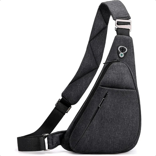 Men’s Anti-Theft Crossbody Sling Bag – Lightweight Casual Shoulder Backpack & Chest Pack for Travel, Cycling & Sports