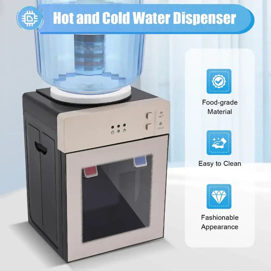 Top-Loading Countertop Hot & Cold Water Dispenser – Instant Drinking Machine for Home, Studio & Office
