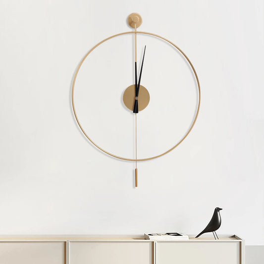 20" Classical Silent Wall Clock – Nordic Style Quartz Movement for Living Room, Bedroom & Home Décor