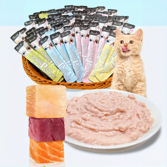 10.58 oz (300 g) Cat Stick Treats – Chicken, Skipjack & Rabbit, Tuna & Fish Seed, Salmon & Fish Oil Flavours