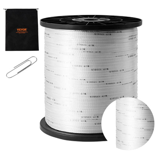 Vevor Polyester Mule Tape – Flat Pulling Webbing, 6000 lbf, 528 ft for Conduit, Packaging & Gardening