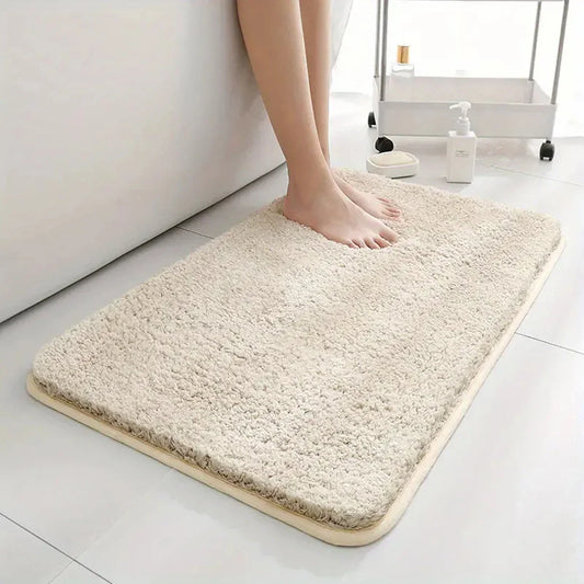 Anti-Slip Bathroom Floor Mat – Water-Absorbent & Quick-Dry Bath Rug for Home Décor