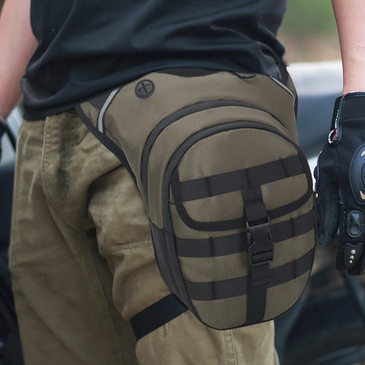 Waterproof Motorcycle Waist & Thigh Bag – Large-Capacity Drop Leg Riding Bag for Men, Outdoor Moto Travel & Adventure Gear