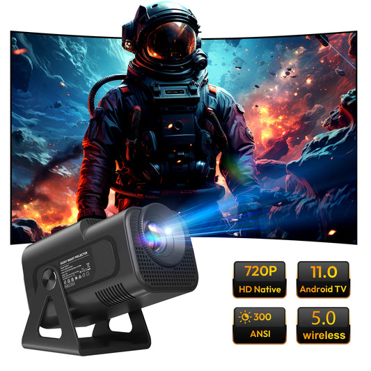 XGODY 4K Smart LED Projector – 12000L Android Home Theater with 5G WiFi, Bluetooth, HDMI & USB Connectivity