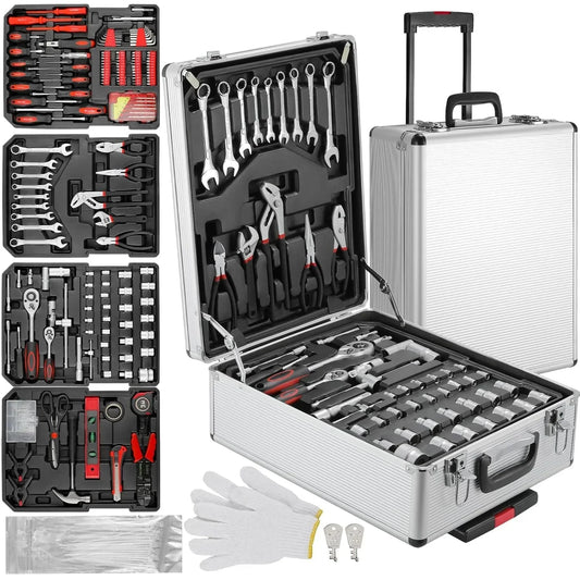 799PCS Mechanic Tool Set – Home Repair Kit with Wrenches, Sockets & Trolley Case for Daily Use 🧰✨