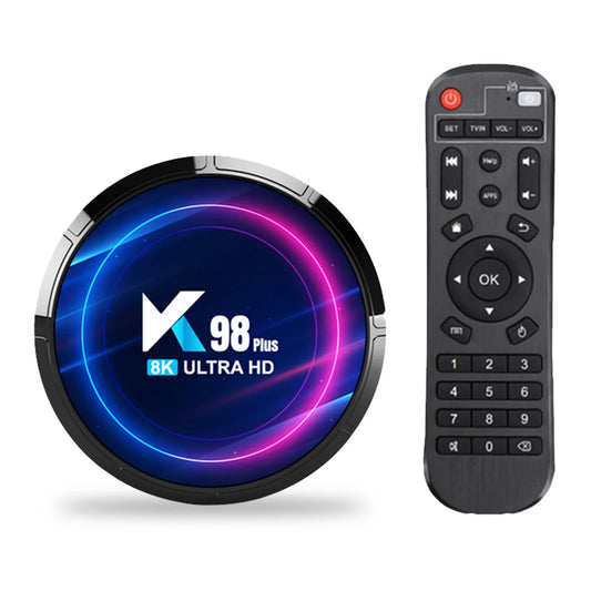 Android 13.0 Smart TV Box K98 Plus – RK3528 Quad-Core Media Player with 8K Decoding, HDR10, WiFi 6 & Multiple Storage Options