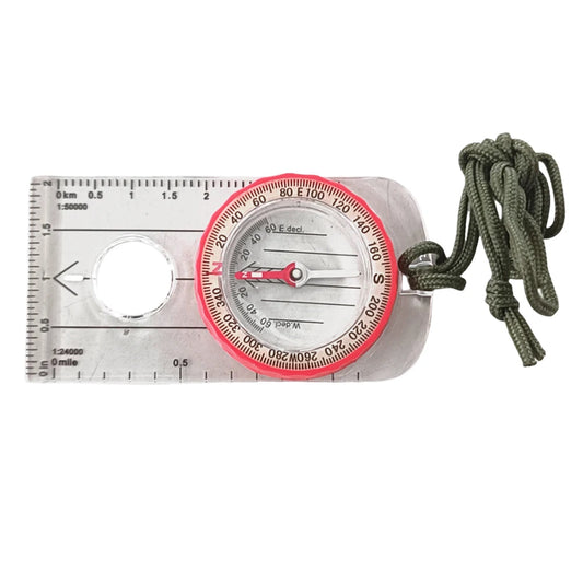 Luminous Waterproof Compass – High-Accuracy Outdoor Navigation Tool with Magnifier for Hiking & Survival 🧭💡