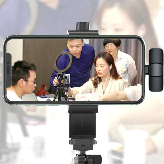 Wireless Omnidirectional Lavalier Microphone – Clip-On Condenser Mic for Laptops & Smartphones