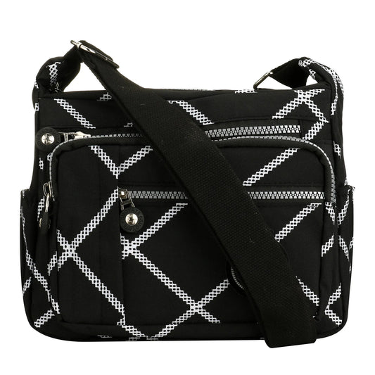 Women’s Waterproof Nylon Crossbody Bag — Casual Shoulder Messenger Purse for Travel & Daily Use