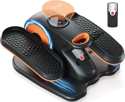 Under-Desk Elliptical Machine – Compact Ellipse Exerciser (12 Speeds) with Remote Control for Seniors & Home Office