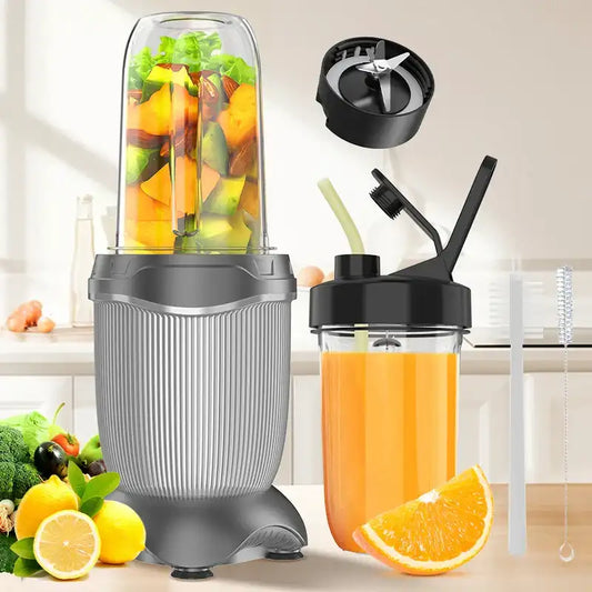 Portable Blender with Button 450W – Professional Kitchen Smoothie & Shake Maker