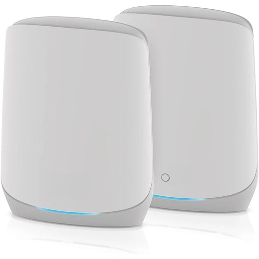 Netgear Orbi RBK762S Tri-Band Wi-Fi 6 Mesh System – 5.4 Gbps AX5400, Covers Up to 5000 sq ft, Supports 75+ Devices