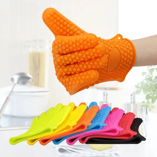 Pet Grooming Silicone Glove Mitt – Bath & Hair Removal Glove for Cats and Dogs, Gentle Washing & Grooming Tool