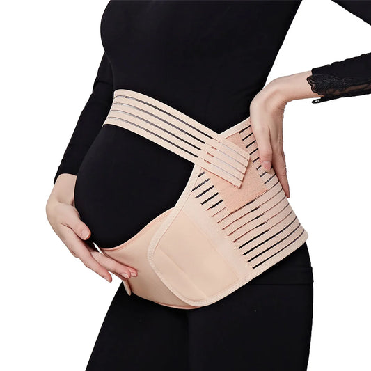 Breathable Adjustable Maternity Support Belt – Belly Wrap for Mid to Late Pregnancy, Back Pain Relief & Abdominal Support