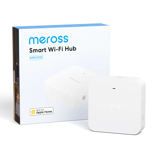 Meross MSH400 Smart WiFi Hub – Multi-Model HomeKit Smart Home Bridge with Remote Control, Alexa & Google Assistant Support